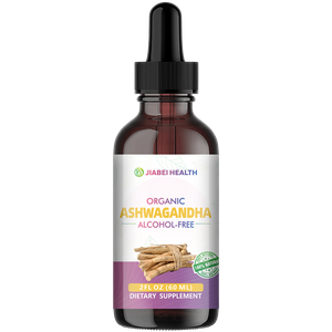 Ashwagandha Organic Liquid Drops for Stress Relief, Ashwagandha Tincture for Calm Mind - Relaxation Supplements - Sugar & Alcohol-Free - 2 fl oz