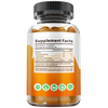 Vitamin C Gummies for Adults & Kids, Zero Sugar, Natural Antioxidants, Organic Supplement for Immune, High Absorption, Vegan, Chewable, 60 Gummies