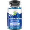 Calcium Magnesium Gummies with High Absorption Magnesium Glycinate 30mg, Calcium 400mg with Vitamin C, D3, K2 for Bone, Muscles, Calm Mood & Sleep Support- Kids & adults