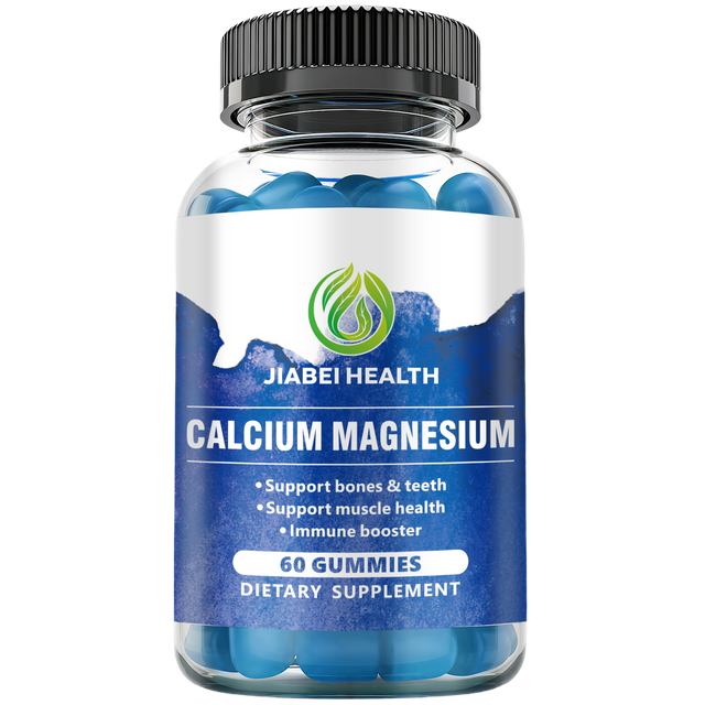 Calcium Magnesium Gummies with High Absorption Magnesium Glycinate 30mg, Calcium 400mg with Vitamin C, D3, K2 for Bone, Muscles, Calm Mood & Sleep Support- Kids & adults