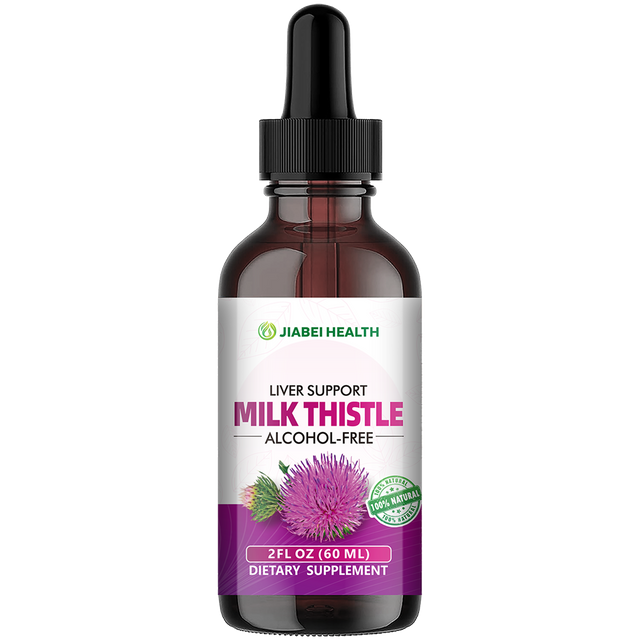 Milk Thistle Liquid Drops - Liver Cleanse Detox - Silymarin Milk Thistle Supplement for Liver Support - Silybum Marianum Seed Extract Tincture - Vegan, 2 fl oz