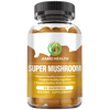 Mushroom Complex Gummies - Mushroom Supplement Vegan Gummies - Nootropic Brain Supplement, Immune Support & Stress Relief - Replace Pills & Capsules