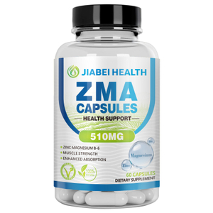 ZMA (Zinc, Magnesium and Vitamin B-6) Capsules for Enhanced Absorption, Sports Recovery, Non-GMO, Gluten Free ZMA Supplement