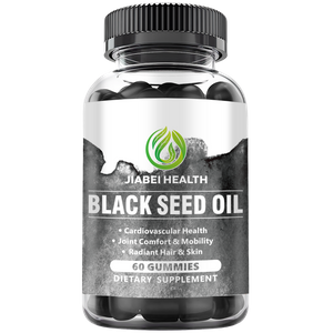 Black Seed Oil Gummies with Honey - Nigella Sativa Seeds - Black Cumin Seed Oil for Immune Support, Joints, Digestion, Hair & Skin - 60 Gummies