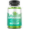 Supergreens Gummies - Daily Green Superfoods Supplement with Spinach, Broccoli, Moringa, Beet Root, Celery, Green Tea, & Acai for Immunity Support - Natural Flavor, 60 Gummies