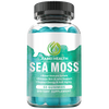 Irish Sea Moss Gummies 60 Ct - Made with Bladderwrack & Burdock Root - Seamoss Supplement for Thyroid, Energy, Immune Support