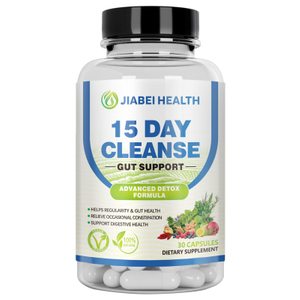 15 Day Cleanse Capules- Gut and Colon Support - Advanced Gut Cleanse Detox for Women & Men with Senna, Cascara Sagrada & Psyllium Husk - Non-GMO, 60 Capsules