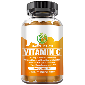 Vitamin C Gummies for Adults & Kids, Zero Sugar, Natural Antioxidants, Organic Supplement for Immune, High Absorption, Vegan, Chewable, 60 Gummies