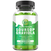 Soursop Graviola Gummies, Organic Soursop Leaves and Seeds Extract with Vitamin C, Zinc, Digestive Aid, Immune Support and Antioxidant Properties,Gluten Free, Vegan, 60 Gummies