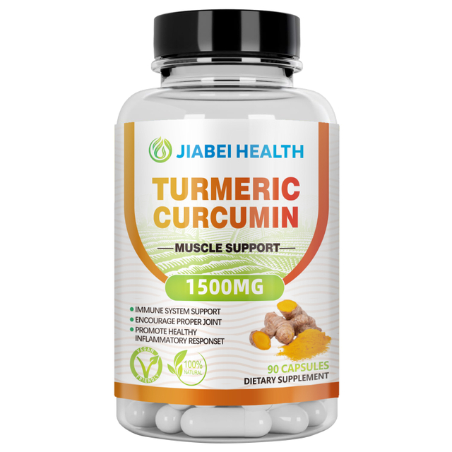 Turmeric Curcumin Capsules with Black Pepper, High Strength Active Turmeric Supplements for Best Absorption, Joint Support, Non-GMO