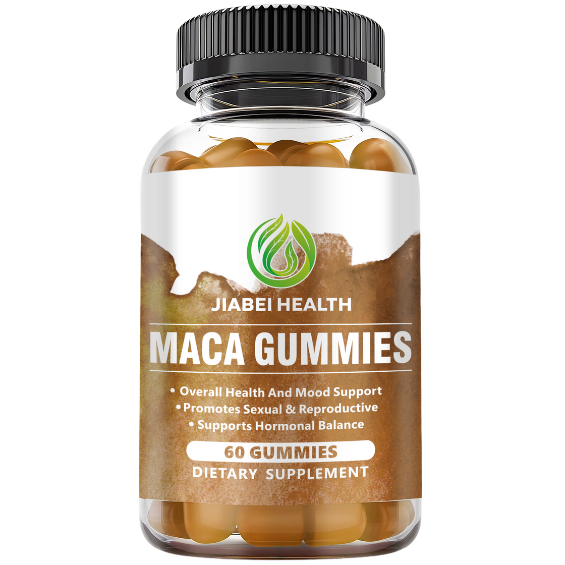Maca Root Gummies - Natural Support for Women & Men - Herbal Maca Root Supplement for Energy Support - Non-GMO, 60 Gummies