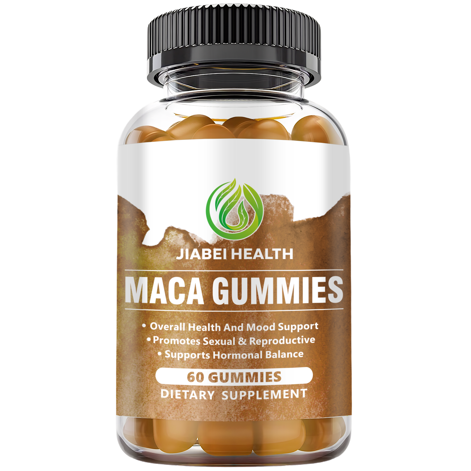 Maca Root Gummies - Natural Support for Women & Men - Herbal Maca Root Supplement for Energy Support - Non-GMO, 60 Gummies