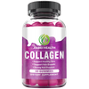 Collagen Peptides Gummies - 200mg Non-GMO Anti-Aging Formula with Biotin, Zinc, Vitamins C & E for Hair, Skin and Nails, 60ct