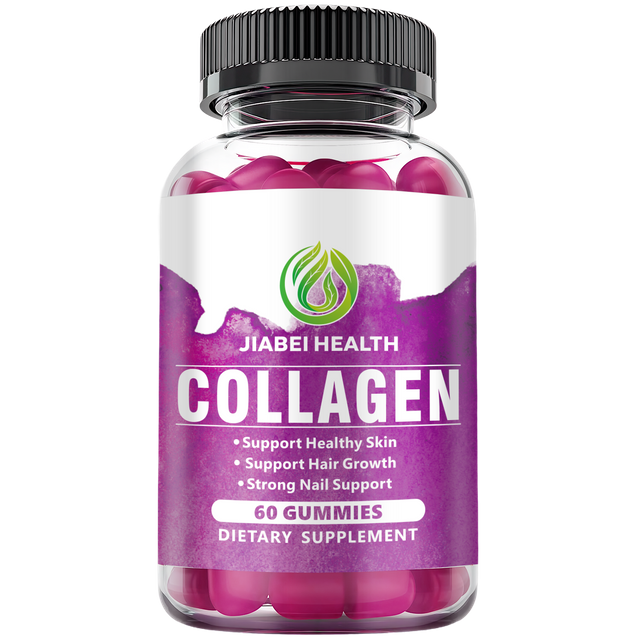 Collagen Peptides Gummies - 200mg Non-GMO Anti-Aging Formula with Biotin, Zinc, Vitamins C & E for Hair, Skin and Nails, 60ct