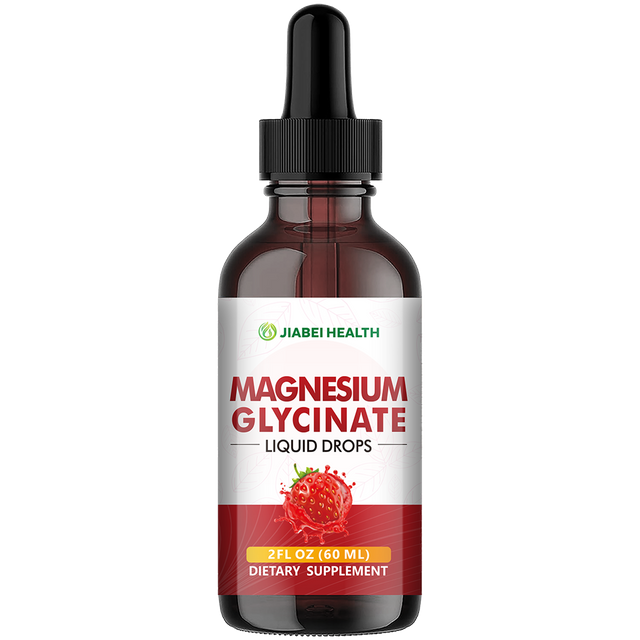 Magnesium Glycinate Liquid Drops, Magnesium Liquid Supplement with Cellulose Fiber, Bromelain, Vitamin C, D, B6, Zinc for Night, Muscle & Energy Support