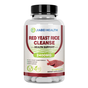 Red Yeast Rice with CoQ10 Supplement - Extra Strength Red Yeast Rice 2400 mg. Capsules with CoQ10 100mg Per Serving - Heart Health Supplement 3rd Party Tested Vegan Non-GMO & Citrinin-Free