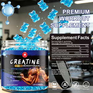 Private Label Creatine Gummies with Electrolytes – Convenient Daily Dose for Athletes & Active Wellness, Custom Formulation Available