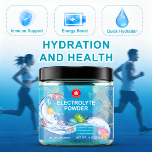 Electrolyte Powder for Rapid Hydration – Sugar Free Recovery Drink，Contains 5 essential minerals: Sodium, Potassium, Magnesium, Calcium, and Chloride.