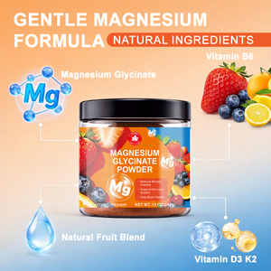Magnesium Glycinate Powder – High Absorption, Gentle on Stomach, Sleep Support