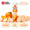 Vitamin C + Zinc + Vitamin D3 Effervescent Tablets – Orange Flavor | Immune & Antioxidant Support | OEM/ODM Private Label