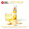 Vitamin C + Zinc + Vitamin D3 Effervescent Tablets – Lemon Flavor | Immune & Antioxidant Support | OEM/ODM Private Label
