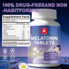 Private Label Melatonin Sleep Support Tablets – Fast-Acting Formula for Restful Nights, Jet Lag & Circadian Balance