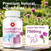 Private Label Liver Support Capsules – Milk Thistle & Turmeric Complex for Detox, Digestive Health & Vitality