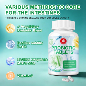 Private Label Multi-Strain Probiotic Tablets – Digestive Health, Immune Support & Microbiome Balance, Private Label Ready