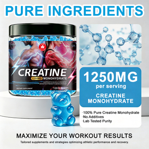 Private Label Full-Dose Creatine Monohydrate Gummies – 5g Per Serving for Strength, Focus & Daily Wellness, Private Label Ready