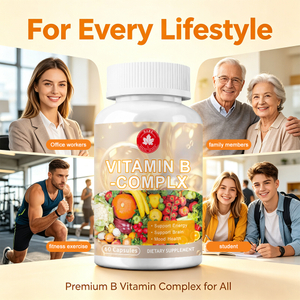 Private Label Vitamin B Complex Capsules – Full-Spectrum Energy, Nerve & Immune Support, Private Label Ready