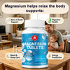 Private Label Triple Magnesium Complex Tablets – Glycinate, Citrate & Malate Blend for Sleep, Muscle & Stress Support