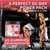 Customized Creatine Gummy Raspberry Flavor