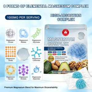 Private Label Magnesium Gummies for Sleep & Relaxation – Glycinate Formula for Calm, Stress Relief & Muscle Support, Private Label Ready